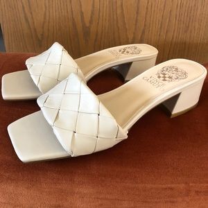 Vince Camuto woven slide